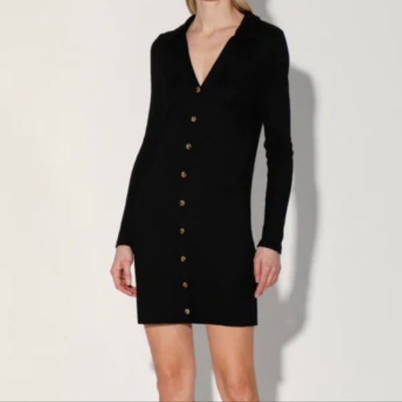 Walter Baker Black Rhonda Dress NEW - Picture 2 of 10